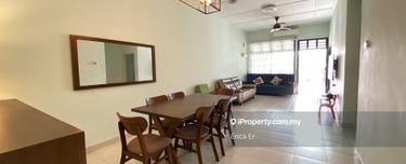 Single Storey Terrace House (24'X80') Kitchen Fully extended & furnish 1