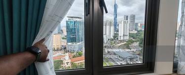 Corner unit available for rent. KLCC view  1