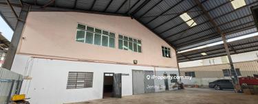 Detached warehouse with 2 storey office Taman Perindustian Krubong  1