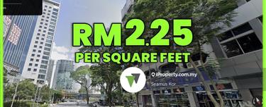 8 sty standalone with retail & offices - 40000sf built-up Rm2.25 psf ! 1