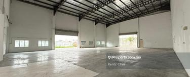 Limited Unit, 1.5 Storey Semi-D Factory, easy access to highway 1