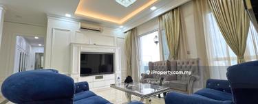 High floor , unblocked view, fully furnished 1