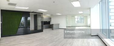 Tower 2, size 1207 sq.sf. centralized air conditioning, lighting  1