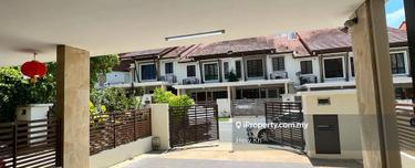 Partially furnished double storey terrace house gated guarded 1