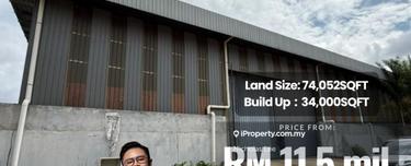 Detached Factory For Sale @ Rawang 1