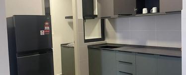 3room partly furnish with air cond and built in wardrobe 1