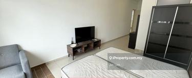 Furnished and renovated studio unit for rent, call now. 1