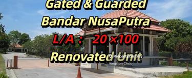 Limited Unit Land Area : 20x100,Double Sotrey House For Sale 1