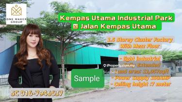 1.5 Cluster Factory @ Kempas Utama Industrial Park 1