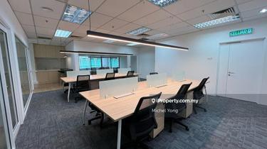 Fully furnished 1600sf office ready move in walk to klcc pavilion LRT  1