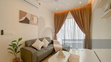 With water heater, kitchen cabinet, fridge, washer  1