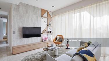 Setapak new freehold condo/5mins to mrt/free furnish/100% loan 1