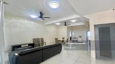 Double Storey 18x60 Freehold Fully Tiles Kitchen Extend Renovated Unit 1