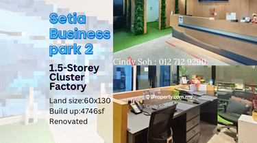 1.5-Storey Cluster House Setia Business Pack 2 1