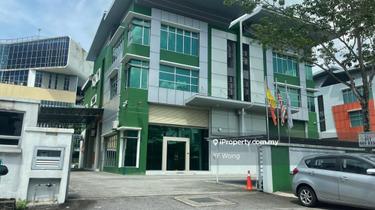 Facing main road Semi D factory for sale 1