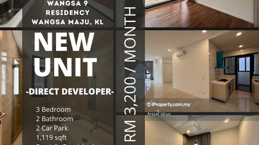 New unit. Direct Developer. Others type also available (Type H,C,B,D) 1