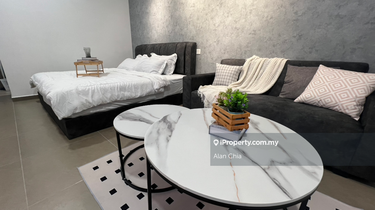 Mossaz studio actual unit with fully furnish, facing greenery 1