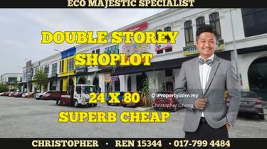 2 Storey Intermediate Shoplot below market price at eco majestic 1