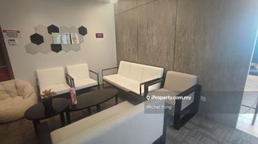 A fully furnished office walking to Mid Valley LRT KTM 1