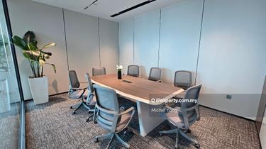 Fully furnished 2500sf TRX office with grand lobby MSC zone 1