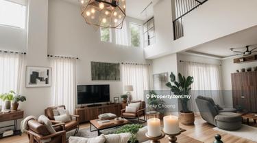 Corner Bungalow with double volume ceiling  1