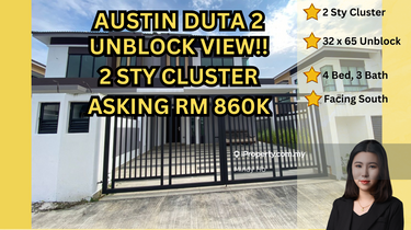 Austin Duta Cluster For Sales, Unblock View!! Rare Unit 1