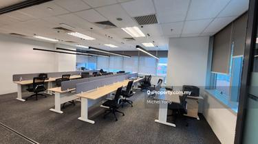 A fully furnished office walking to Mid Valley LRT MRT 1