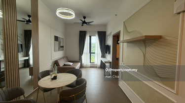 Brand new mossaz 2 bedroom actual unit with fully furnish 1