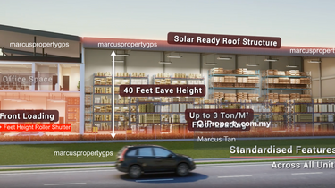 Jenjarom Semi D Factory 76 x 200 Medium Industry, Freehold, Green Cert 1