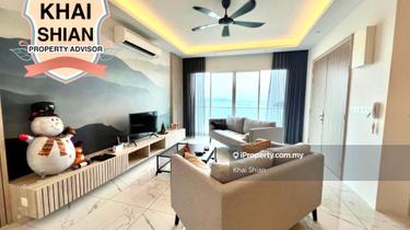 Fully furnished and seaview unit for rent in Quaywest 1