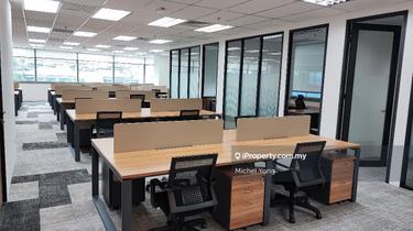 Fully furnished 4000sf office MSC zone walk to Mid Valley LRT KTM 1