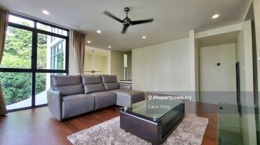 Bright unit with large garden.  1