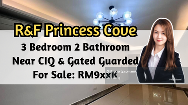 R&F Princess Cove, Near Ciq, Gated Guarded, 3 Bedroom 2 Bathroom 1