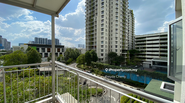 Good size balcony with swimming pool view 1