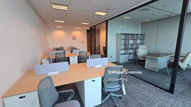 Fully furnished 4000sf TRX office Grand lobby MSC zone 1