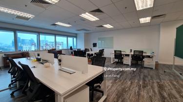 KL Eco City Strata Office, Fully Furnish Office, Walking To LRT 1