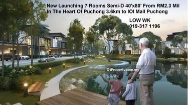 New Launch 2 Storey Semi-D @ Lakeside Residences Puchong Near IOI Mall 1