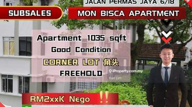 Mon Bisca Apartment Corner 1035 sqft Freehold Good Condition 1
