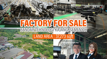 Factory for Sale Bandar Teknologi Kajang, Semenyih 1