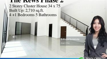 The Kews by Senibong, 2 Storey Cluster House 34x75 with 10ft Garden. 1