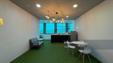 Fully Furnished office unit for rent @ Menara Pacific kl eco city 1