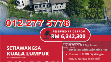 Bungalow for Auction at Setiawangsa 1