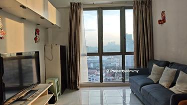Fully Furnished, 2 car parks, pool view , new paint 1