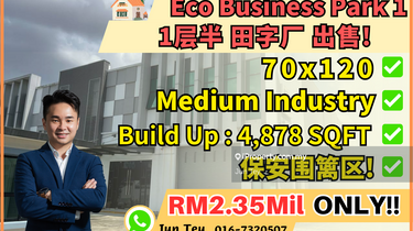Eco Business Park 1 Cluster Factory 70x120 Gng Medium Industry Forsale 1