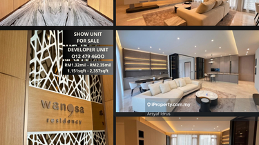 Brand New Show Unit. Developer Unit. Renovated Fully Furnished Unit. 1