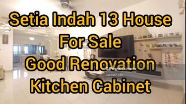 Setia Indah House For Sale Nice Renovation Kitchen Cabinet  1