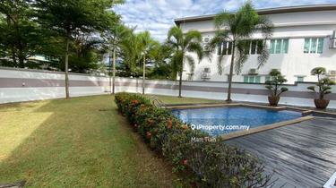 Corner semi-d house with 1 of the biggest land and pool for sale/rent 1