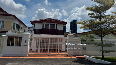 Double storey bungalow comes with guard post  1