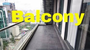 Big balcony near LRT and MRT 1