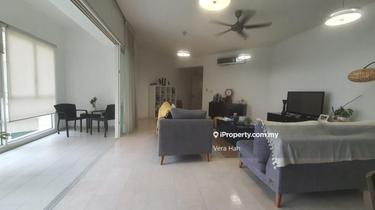 Fully furnished well kept unit swimming pool view 1
